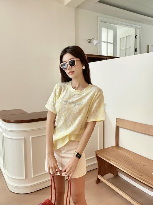 【YW】无忧购法式温柔圆领百搭显瘦蕾丝上衣X617（截单后3-7天发货) 商品图12