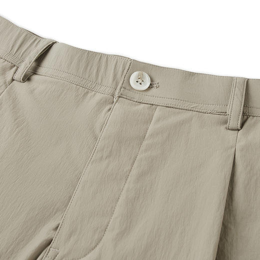 GXG男装  浅卡其西装裤轻薄休闲裤百搭 G24X022019 商品图2