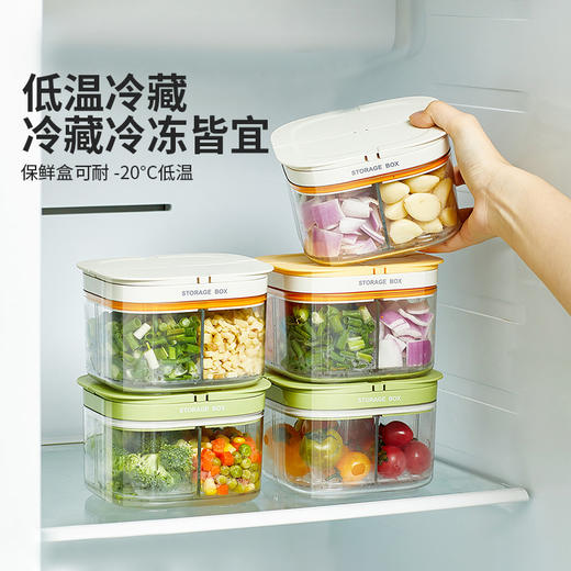 摩登主妇葱姜蒜收纳盒葱花香菜分格保鲜盒厨房专用食品级备菜神器 商品图4