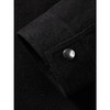 GXG男装 黑色经典廓形金属四合扣短大衣外套 2024冬季热卖 商品缩略图4