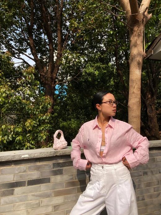 【高品质私服】【RL粉色宽松亚麻衬衫】100%优质亚麻，宽松H版型，适合各种身材G1430-CC【无标出货 介意慎拍】 商品图8