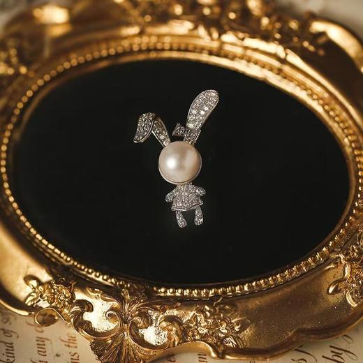 【618特惠套装】珀光浮匣珍珠耳钉胸针三件套，拍下不退不换！ 商品图10