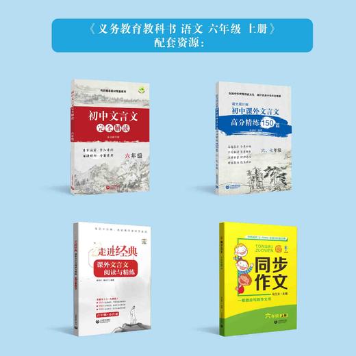 （上海）初中语文精练与拓展 六年级上册【上海新教材配套教辅】 商品图1