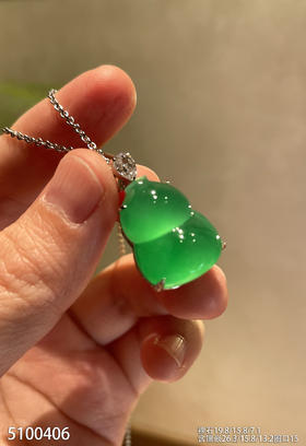 玻璃种木那葫芦戒指吊坠两用款【5100406】具体价格微信咨询
