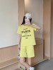 【YW】无忧购“清仓大促”美式复古字母印花钉珠圆领短袖T+休闲短裤套装X2560（截单后3-5天发货） 商品缩略图11