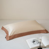 自然醒100支长绒棉Maillard美拉德系拼边枕套高奢款HS 商品缩略图13
