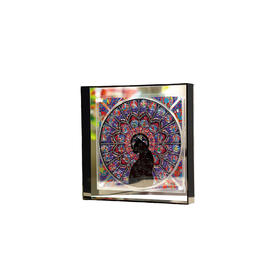 TOi图益-异拼乐系列-亚克力教堂猫摆台