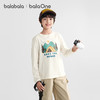 巴拉巴拉儿童长袖t恤男童女童2025新款秋装大童内搭速干纯棉上衣 商品缩略图2
