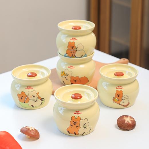 【kiki养生炖罐】陶瓷炖盅家用隔水炖汤盅带盖燕窝盅蒸蛋盅煨汤小号瓦罐 商品图4