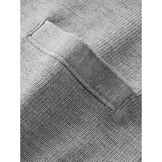 GXG男装 花灰色开襟线衫宽松休闲针织衫通勤男上装 2025春季热卖 商品图3