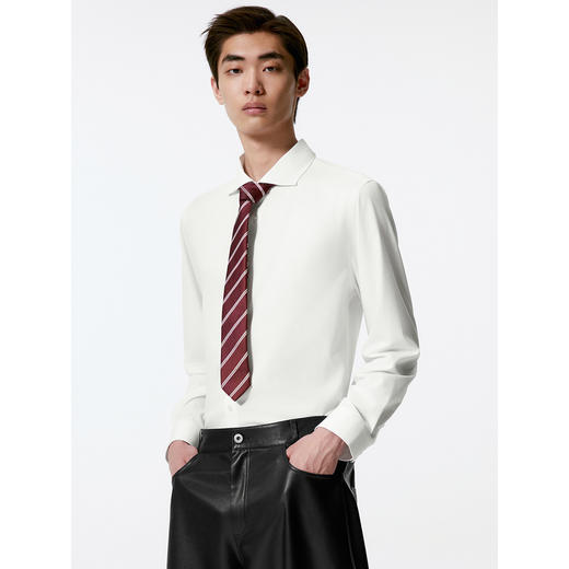 GXG男装 多色基础通勤翻领长袖衬衫男士  秋季热卖G24X033032 商品图2