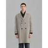 GXG男装 米色双排扣简约通勤长款大衣24冬热卖G24X264009 商品缩略图3