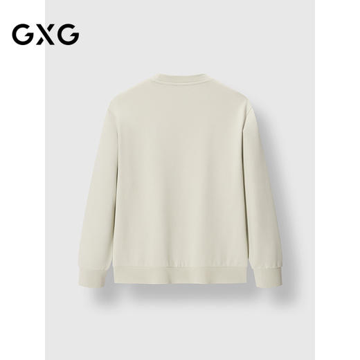 GXG男装 圆领卫衣印花小标长袖上衣 2025春季热卖 商品图1