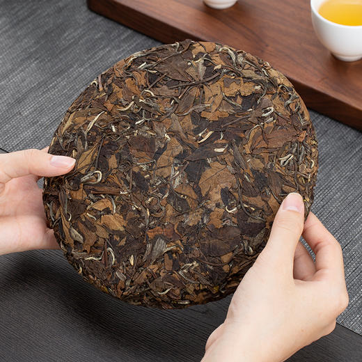 鼎茗荟丨山河 贡眉饼茶 福鼎磻溪白茶 2020年原料 350g 可品可藏 甜香醇滑 商品图2