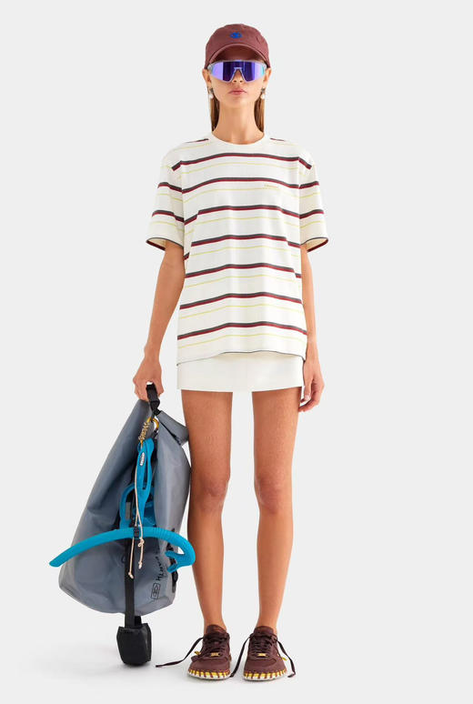 613-1 出澳洲正单 如jia白送 venroy有机棉 情侣款 宽松条纹短袖T恤 我穿M宽松大气 商品图1