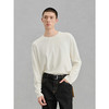 GXG男装  白色简约宽松通勤长袖T恤 24冬热卖G24X344011 商品缩略图3