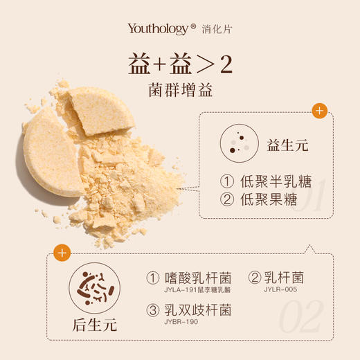 【双11】Youthology 益生菌咀嚼片 1.8g*10粒/盒 商品图3