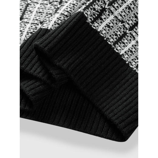 GXG男装 小香风针织衫圆领套头毛衣通勤男简约毛衫 2025春季热卖 商品图4