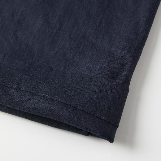 ROMI STUDIO“简约复古”亚麻混纺轻薄松紧腰直筒休闲裤 RWCSXG1588 商品图3