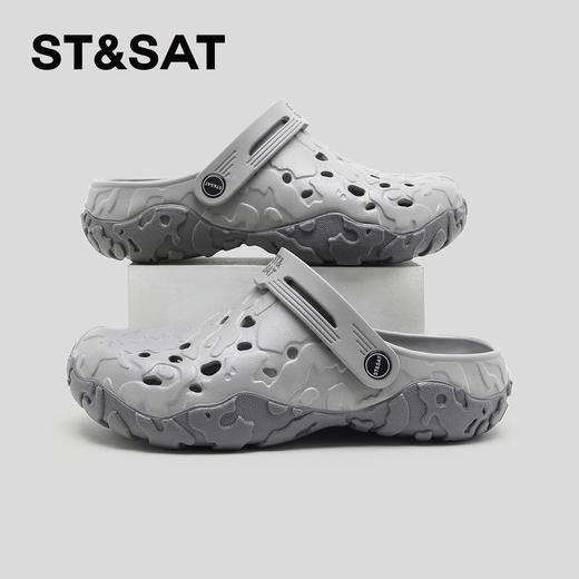 星期六男士潮户外防滑两穿沙滩洞洞鞋SSD2120F5G 商品图0