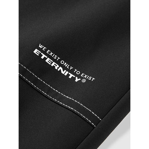 GXG男装 黑色刺绣点缀束脚裤日常简约休闲裤男长裤 2025春季热卖 商品图3