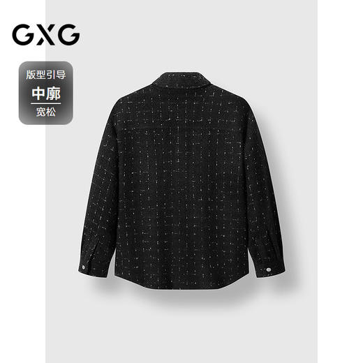 GXG男装 小香风潮流翻领休闲夹克外套 2024冬季热卖 商品图1