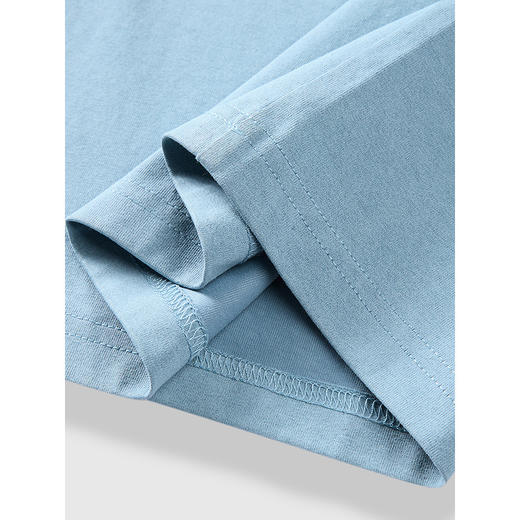 GXG男装 圆领T恤简约纯色上衣短袖针织 2025夏季热卖 商品图4