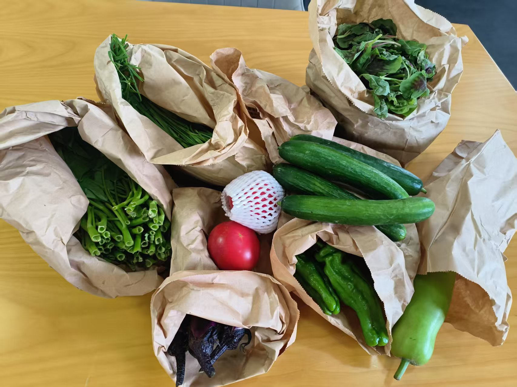 生态蔬菜箱（8种6斤），零农残，家庭健康保障