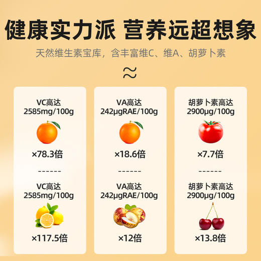 杞里香250g白色圆罐刺梨干 核心产区 天然VC宝库 泡水喝  酸甜爽口   商品图5