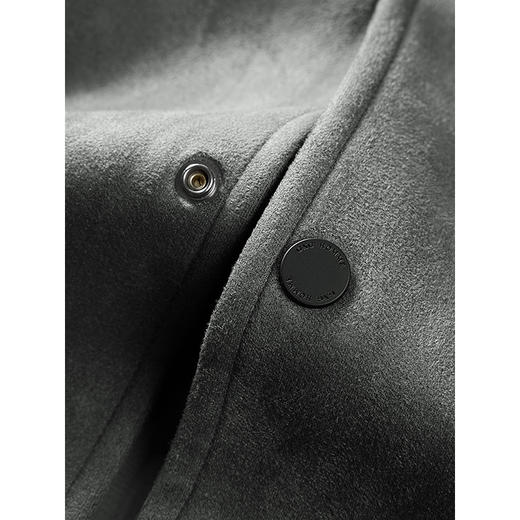 GXG男装 灰色仿麂皮毛户外口袋设计保暖夹克外套 2024冬季热卖 商品图3