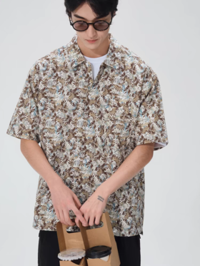 LIVINGTOWN/LT假日夏威夷短衬