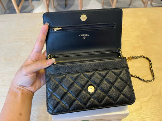 夏季特惠💰1100 原单香奈儿A96144 25s珍珠链条woc 链条上7颗珍珠 商品图6