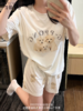 会呼吸的家居遛弯三件套睡衣超萌泰迪狗带胸垫三件套 商品缩略图5
