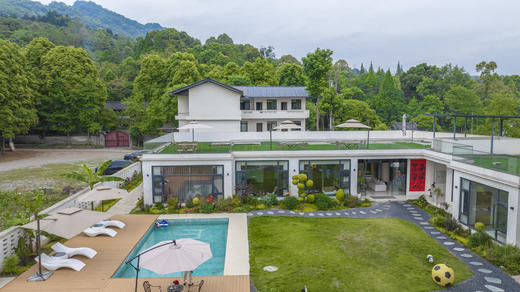 【青城山-533号院】4房/5房温泉/泳池villa别墅，青城前山景区旁，熊猫谷，独栋villa大别墅，可放烟花、可K歌，儿童游玩、花园别墅cjys 商品图9