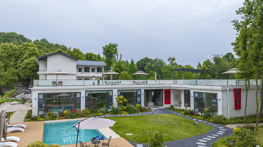 【青城山-533号院】4房/5房温泉/泳池villa别墅，青城前山景区旁，熊猫谷，独栋villa大别墅，可放烟花、可K歌，儿童游玩、花园别墅cjys 商品图5