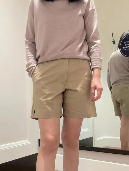 小马标刺绣休闲老钱风纱咔短裤 商品图2