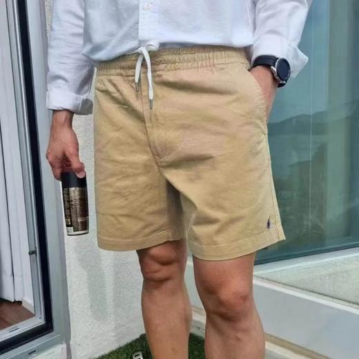 小马标刺绣休闲老钱风纱咔短裤 商品图0