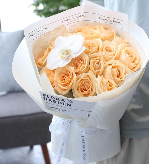 香槟玫瑰花束 商品图1