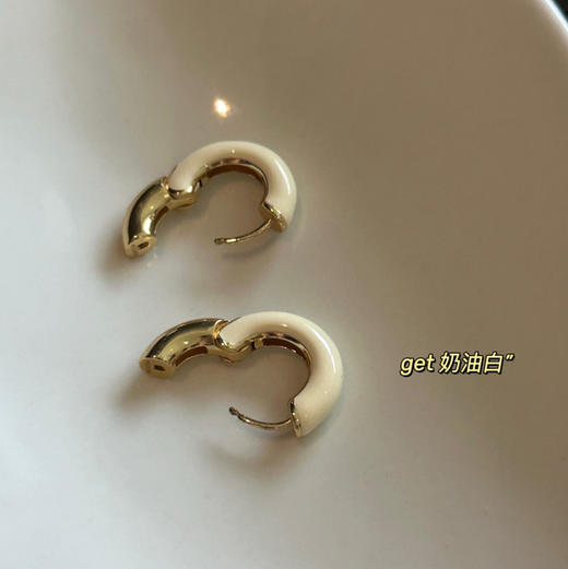 预售原单AGATH*A瑷嘉莎里奥珐琅耳环061408 商品图5