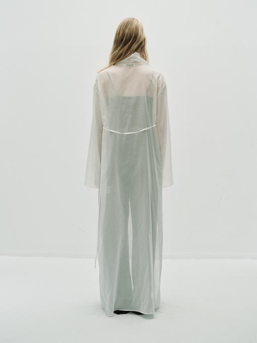 VC｜PF25036 Tina sheer coat [外套 白 ] 商品图2