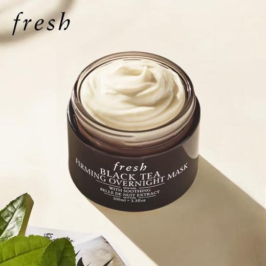 第二瓶0元【全球购】Fresh馥蕾诗红茶光采焕颜100ml睡眠面膜黑罐面膜 商品图3