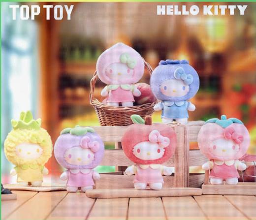 HelloKitty 果香乐园 毛绒玩偶 6只/盒 盲盒 商品图0