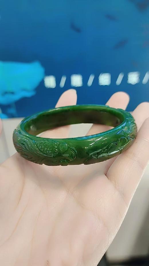 1F 涵玉苑 和田玉（碧玉）手镯 商品图0