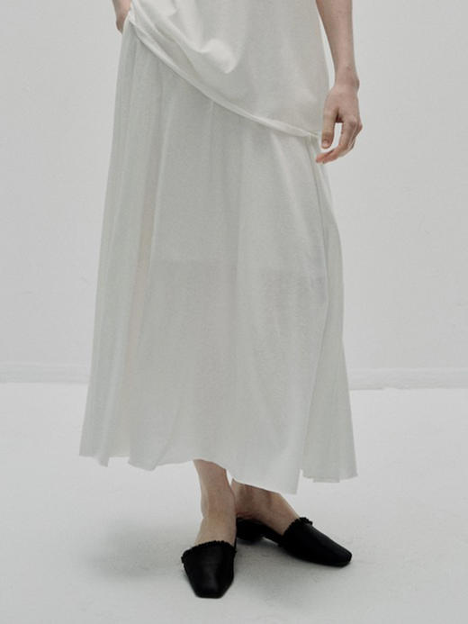 VC｜PF25014 Sabina wide skirt [半身裙 燕麦 / 棕 / 白 ] 商品图7