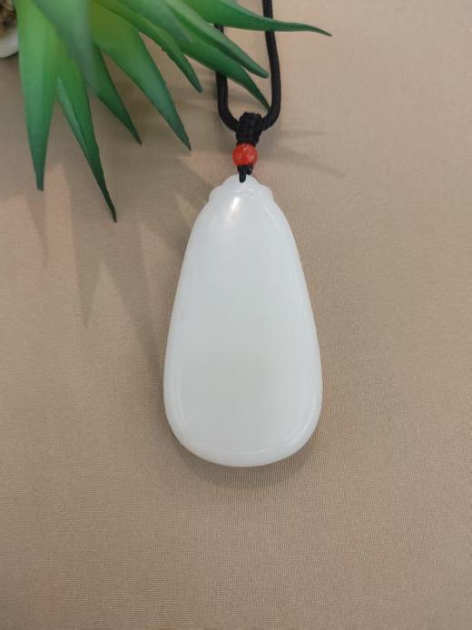 1F 涵玉苑 羊脂白玉无事牌 商品图0