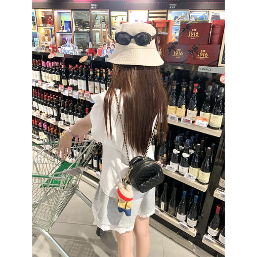 【129元任选2件】现货！韩版花边拼接短袖T 商品图4