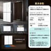 西门子（SIEMENS）家用大容量550升超薄嵌入式十字门四门双开门冰箱 风冷无霜 抗菌净味 金属门板白色 KC82E1620C 商品缩略图5