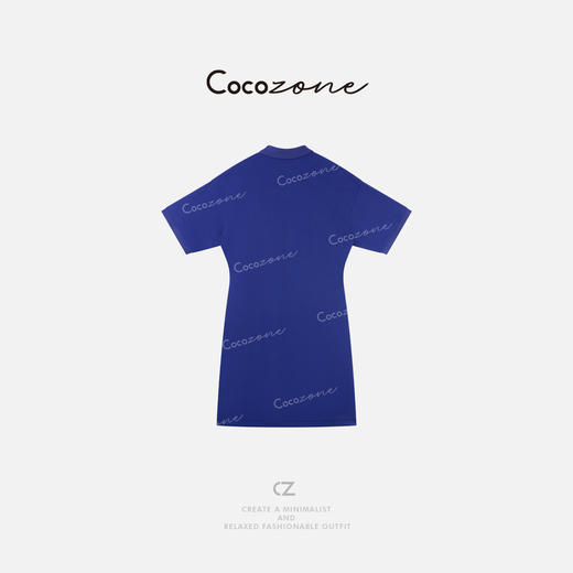 COCO ZONE 刘一一 【100棉】经典POLO领侧结连衣裙 CD2A1355 商品图4