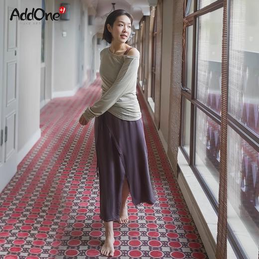 AddOne+1 瑜伽时尚外搭斜肩长袖 商品图2