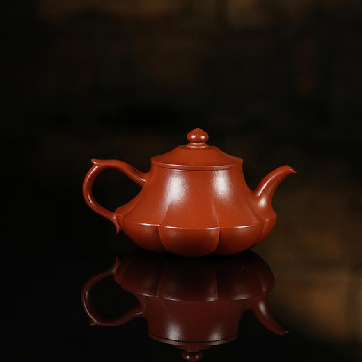 龙德堂陶艺 汤宣武制《裙莹》180cc 原矿大红袍  库存请咨询客服 商品图1